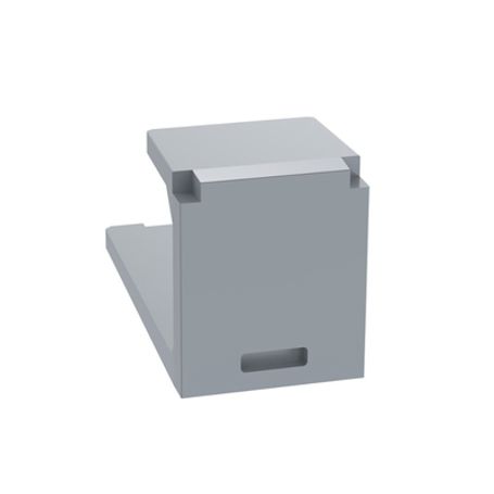 Módulo De Tapa Ciega (inserto Ciego) Minicom Color Gris 1 Pieza