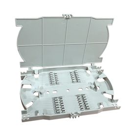 charola de empalme para fibra óptica protección para 24 empalmes de fusión o mecánicos compatible con distribuidor lpodf8002238