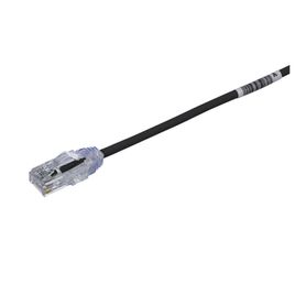 cable de parcheo tx6 utp cat6 diámetro reducido 28awg color negro 05 m