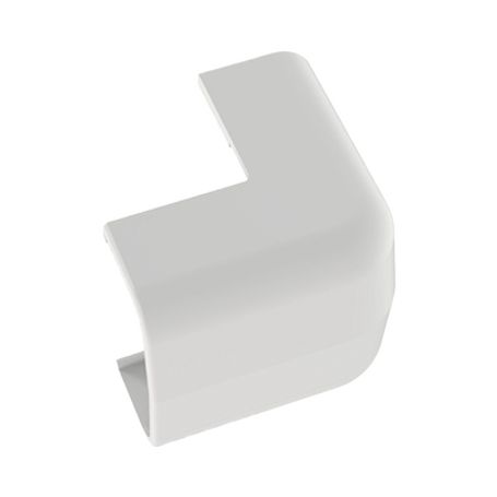 conducto portacables superficial tipo empalme esquina exterior baja tensión ld5 color blanco de pvc rigido de cierre rápido2053