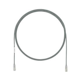 cable de parcheo tx6 utp cat6 diámetro reducido 28awg color gris 15 m 