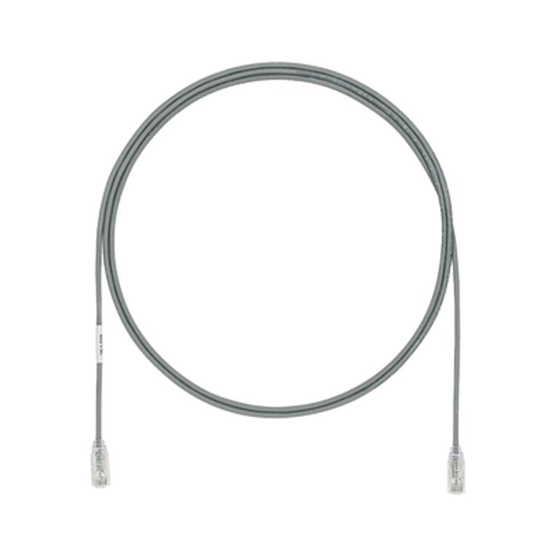 Cable De Parcheo Tx6 Utp Cat6 Diámetro Reducido (28awg) Color Gris 1.5 M 
