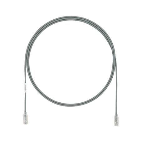 Cable De Parcheo Tx6 Utp Cat6 Diámetro Reducido (28awg) Color Gris 1.5 M 
