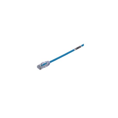 cable de parcheo utp cat6a cmlszh diámetro reducido 28awg color azul 30 ft