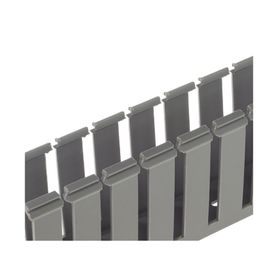 canaleta ranurada de pvc sin tapa tipo g 325 in de ancho 312 in de alto y 18288 mm de largo color gris215810