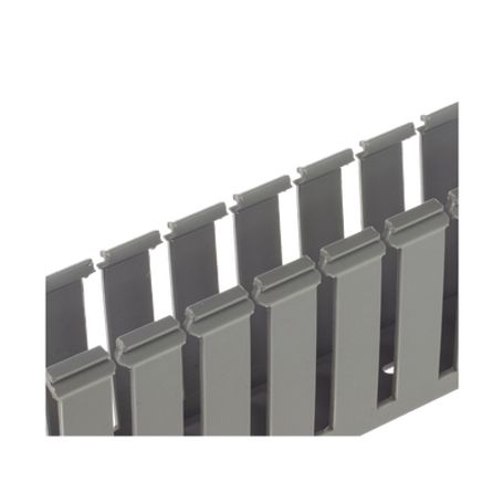 canaleta ranurada de pvc sin tapa tipo g 325 in de ancho 312 in de alto y 18288 mm de largo color gris215810
