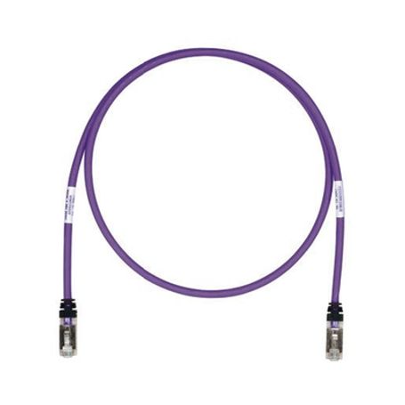 Patch Cord Cat6a Blindado S/ftp Cm/ls0h 5ft Color Violeta