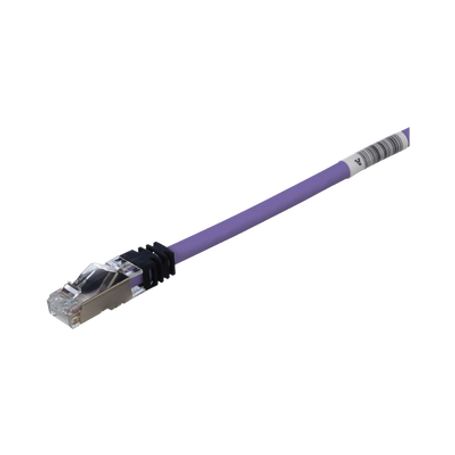 Patch Cord Cat6a Blindado S/ftp Cm/ls0h 5ft Color Violeta