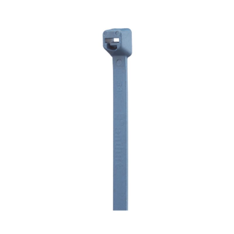 Cincho Panty™ 203mm Largo X 3.4mm Ancho  Intermedio De Nylon 6.6 Y Metal Detectable Color Azul. 100 Piezas.