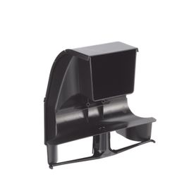 bajada para canaleta fiberrunner™ uso con medidas 4x4 6x4 12x4 o 24x12 con reducción a 4x4 color negro234017