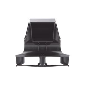 bajada para canaleta fiberrunner™ uso con medidas 4x4 6x4 12x4 o 24x12 con reducción a 4x4 color negro234017