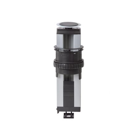 teleblock simon k45 para voz datos multimedia o contactos eléctricos  capacidad para 5 módulos k45  apertura automática con tap