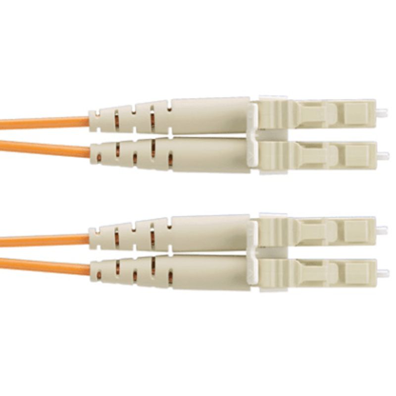 Jumper De Fibra Optica Multimodo 62.5/125 Om1 Lclc Duplex Ofnr (riser) Color Naranja 2 Metros