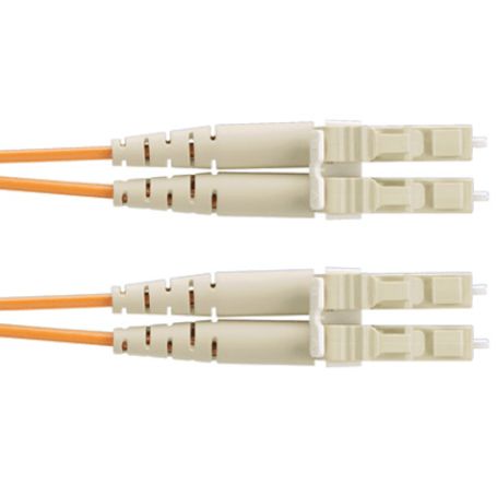 jumper de fibra optica multimodo 625125 om1 lclc duplex ofnr riser color naranja 2 metros