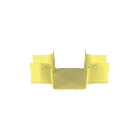 accesorio de 4 vias horizontal con ángulos a 90º para canaletas fiberrunner™ 6x4 color amarillo201332