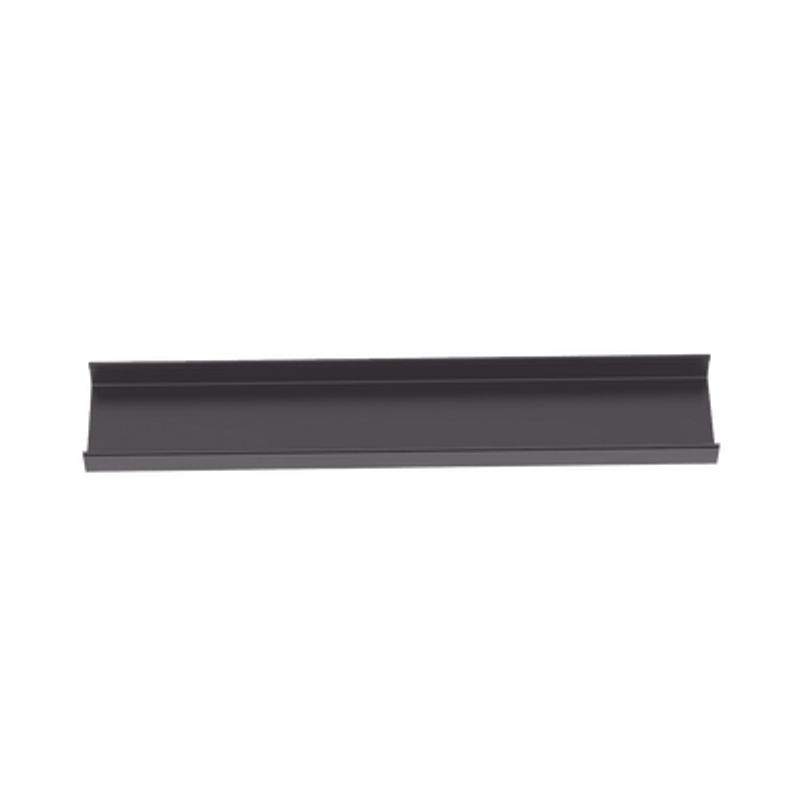 Canaleta Fiberrunner™ 12x4 De Pvc Rigido Color Negro 1.8 M De Largo
