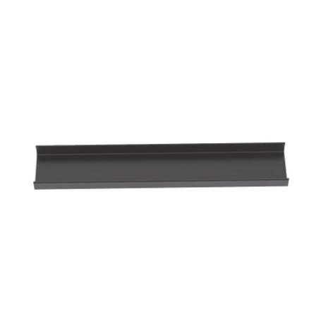 Canaleta Fiberrunner™ 12x4 De Pvc Rigido Color Negro 1.8 M De Largo