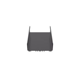 canaleta fiberrunner™ 12x4 de pvc rigido color negro 18 m de largo184766