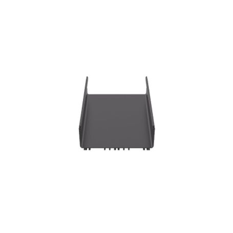 Canaleta Fiberrunner™ 12x4 De Pvc Rigido Color Negro 1.8 M De Largo