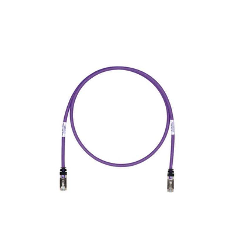 Patch Cord Cat6a Blindado S/ftp Cm/ls0h 7ft Color Violeta 