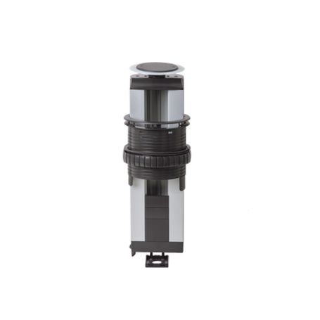 teleblock simon k45 para voz datos multimedia o contactos eléctricos  capacidad para 4 módulos k45  apertura manual con tapa ab