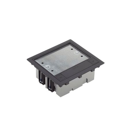 Caja De Suelo Simon Serie S / Para Voz Datos O Contactos Eléctricos / Capacidad Para 2 Módulos / Con Registro Integrado Para Fij