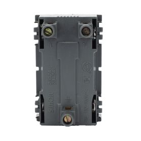 módulo color blanco duplex de contactos eléctricos  necesita el smadapfp para fijar a caja para pavimento  2542430241732