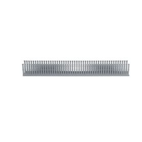 canaleta ranurada de pvc sin tapa tipo f 225 in de ancho 314 in de alto y 1800 mm de largo color gris214218