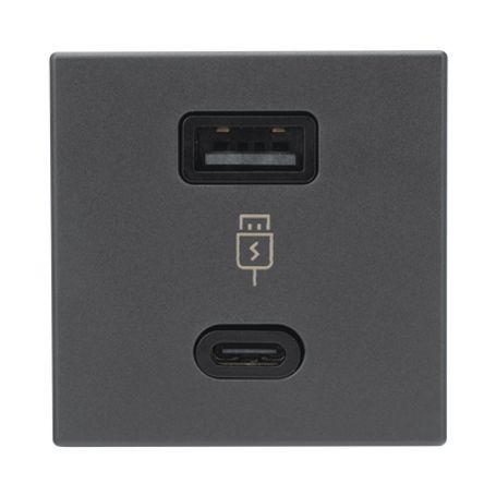 k126f14 2x usb tipo ac 5vcd 42a color grafito241723