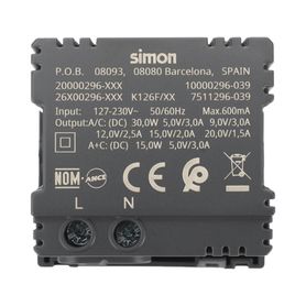 k126f14 2x usb tipo ac 5vcd 42a color grafito241723