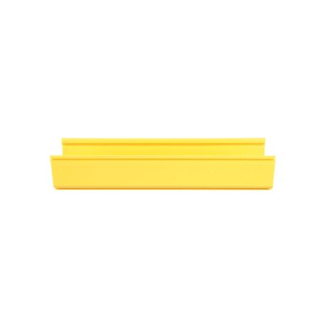 Canaleta Fiberrunner™ 6x4 De Pvc Rigido Color Amarillo 3 M De Largo
