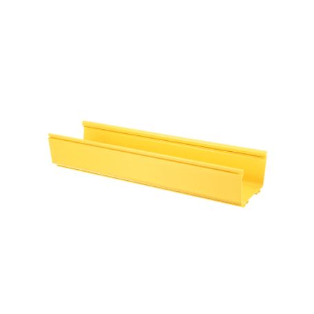 Canaleta Fiberrunner™ 6x4 De Pvc Rigido Color Amarillo 3 M De Largo