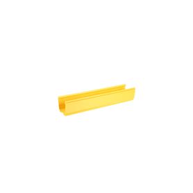 canaleta fiberrunner™ 4x4 de pvc rigido color amarillo 3 m de largo239982