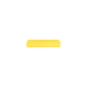 canaleta fiberrunner™ 4x4 de pvc rigido color amarillo 3 m de largo239982