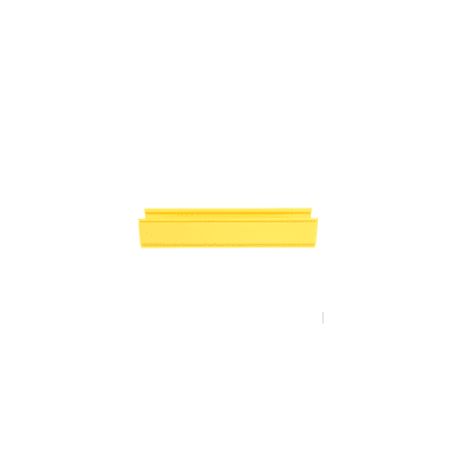 Canaleta Fiberrunner™ 4x4 De Pvc Rigido Color Amarillo 3 M De Largo