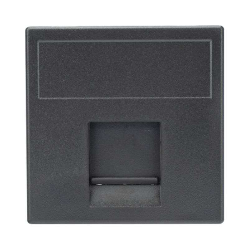 Módulo Color Grafito Con 1 Espacio Para Jack Keystone / (k76/14) Módulo Color Grafito Con 1 Espacio Para Jack Keystone / (k76/14)