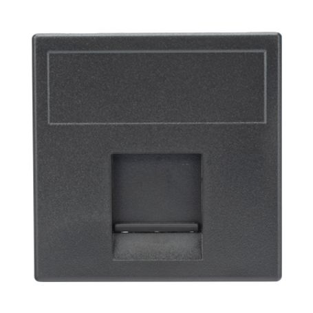 Módulo Color Grafito Con 1 Espacio Para Jack Keystone / (k76/14) Módulo Color Grafito Con 1 Espacio Para Jack Keystone / (k76/14)