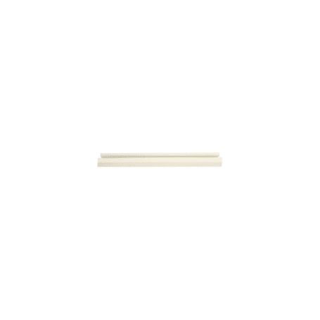Base Para Canaleta T70 De Pvc Rigido Con Orificios Perforados Para Montaje 103.3 X 44.9 X 1800 Mm Color Blanco Mate