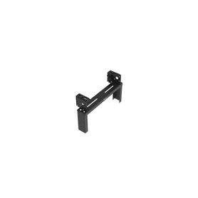 rack de distribución aéreo de 2 postes panzone® rieles roscados 1224 de 4 ur color negro 192253