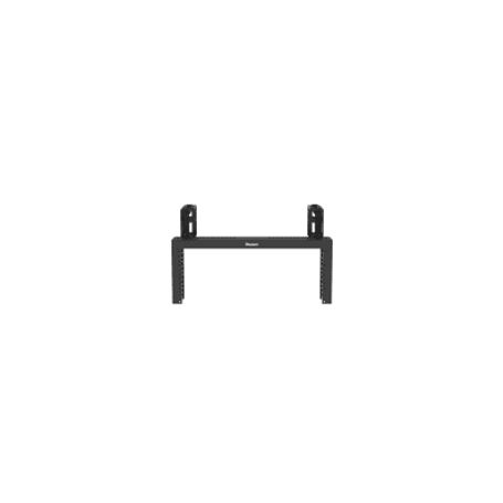 Rack De Distribución Aéreo De 2 Postes Panzone® Rieles Roscados 1224 De 4 Ur Color Negro 
