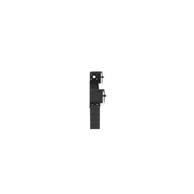 rack de distribución aéreo de 2 postes panzone® rieles roscados 1224 de 4 ur color negro 192253