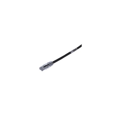 cable de parcheo tx6 utp cat6 24 awg cm color negro 20 ft205023