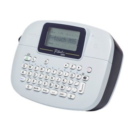 Impresora de etiquetas portátil Brother PTM95 con pantalla LCD y teclado Qwerty. Térmica directa. Utiliza etiquetas M de hasta 1