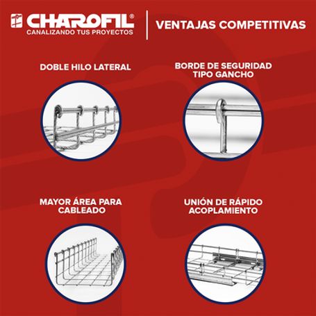 Charola 54 D Peralte X 150 Mm D Ancho Y 3000mm Longitud Mallafills