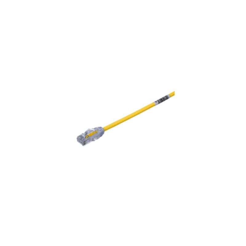 Cable De Parcheo Utp Cat6a Cm/lszh Diámetro Reducido (28awg) Color Amarillo 5ft