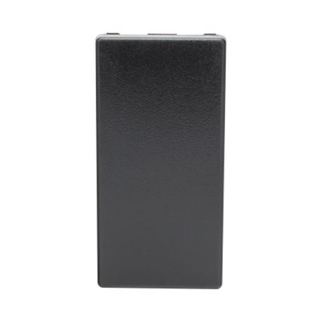 medio módulo de placa ciega color grafito  k10514241724