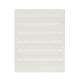 paquete de hojas con 2500 etiquetas de identificación autolaminadas para impresora láserinyección de tinta para cables de 3 a 7