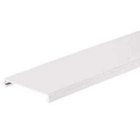 tapa para canaleta ranurada de 572 mm de ancho 18288 mm de largo color blanco