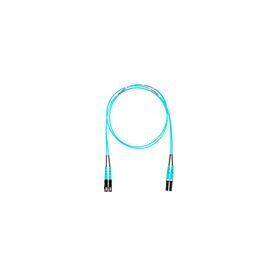 jumper de fibra optica multimodo 50125 om3 lcsc duplex ofnr riser color aqua 15 metros