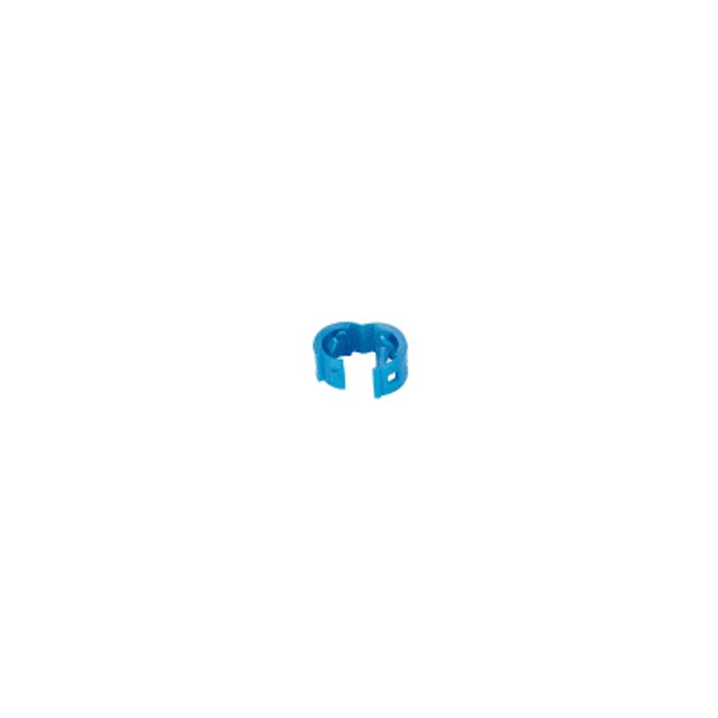 Kit De 25 Clips De Identificación Para Patch Cords Compatible Con Diámetros De 4.7 A 7.8 Mm  Color Azul